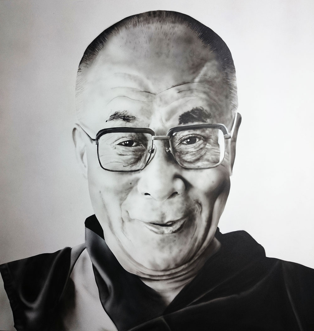 Dalaï Lama – Airbrush portrait