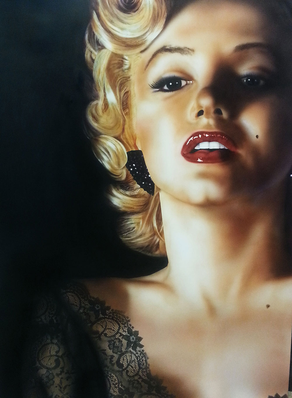 Marilyn – Airbrush portrait