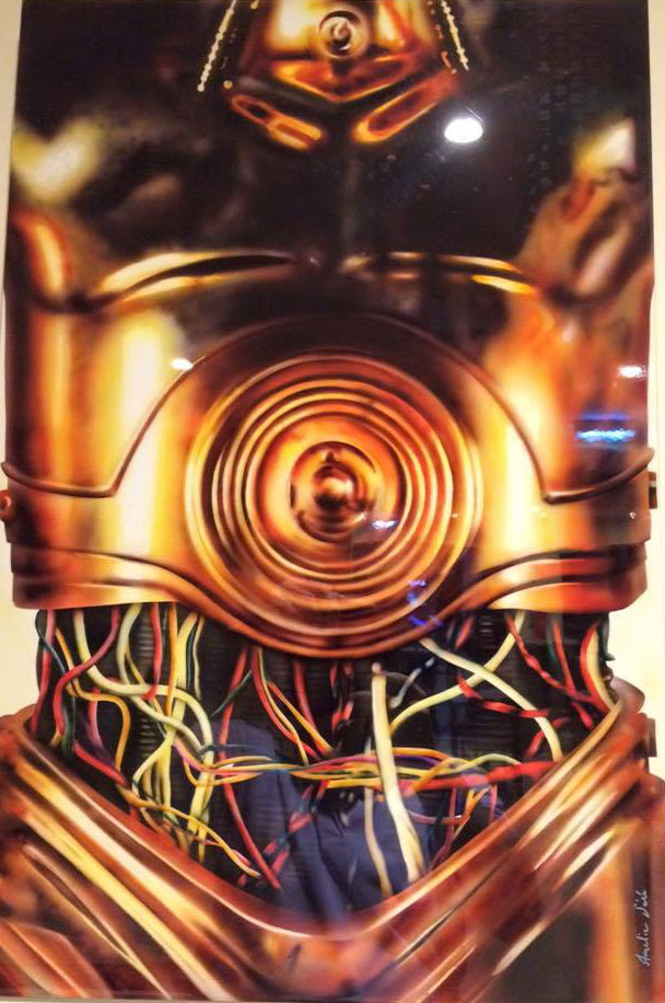 C3PO – STAR WARS AIRBRUSH