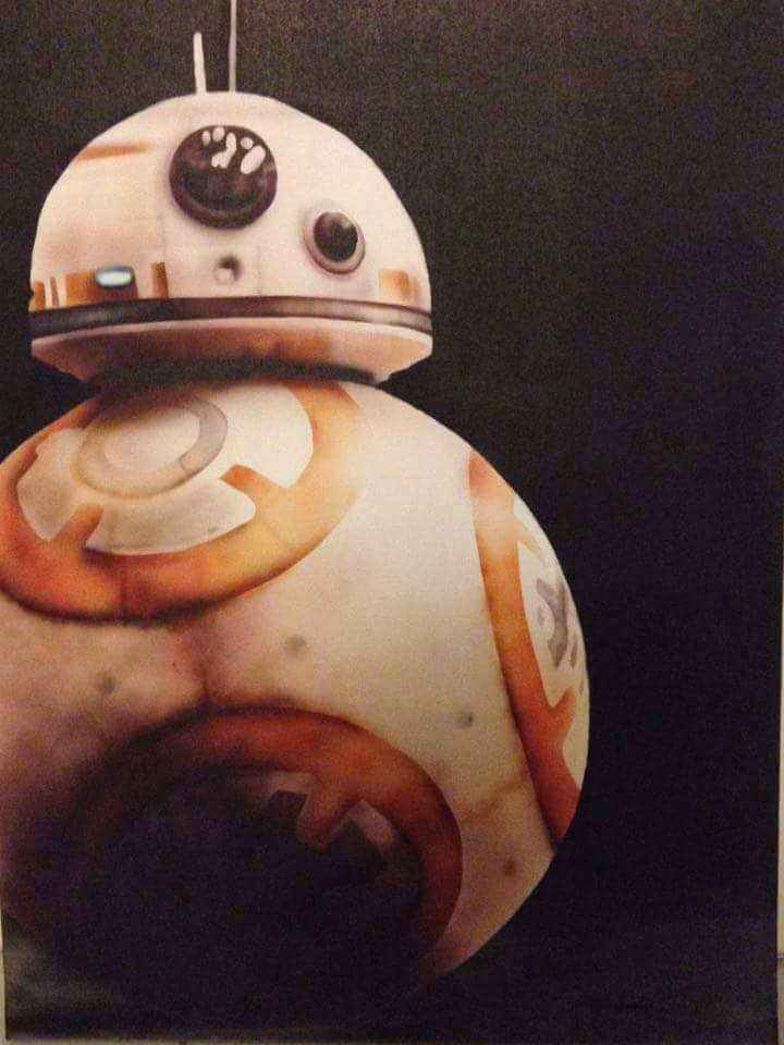 BB8 – STAR WARS À L’AÉROGRAPHE