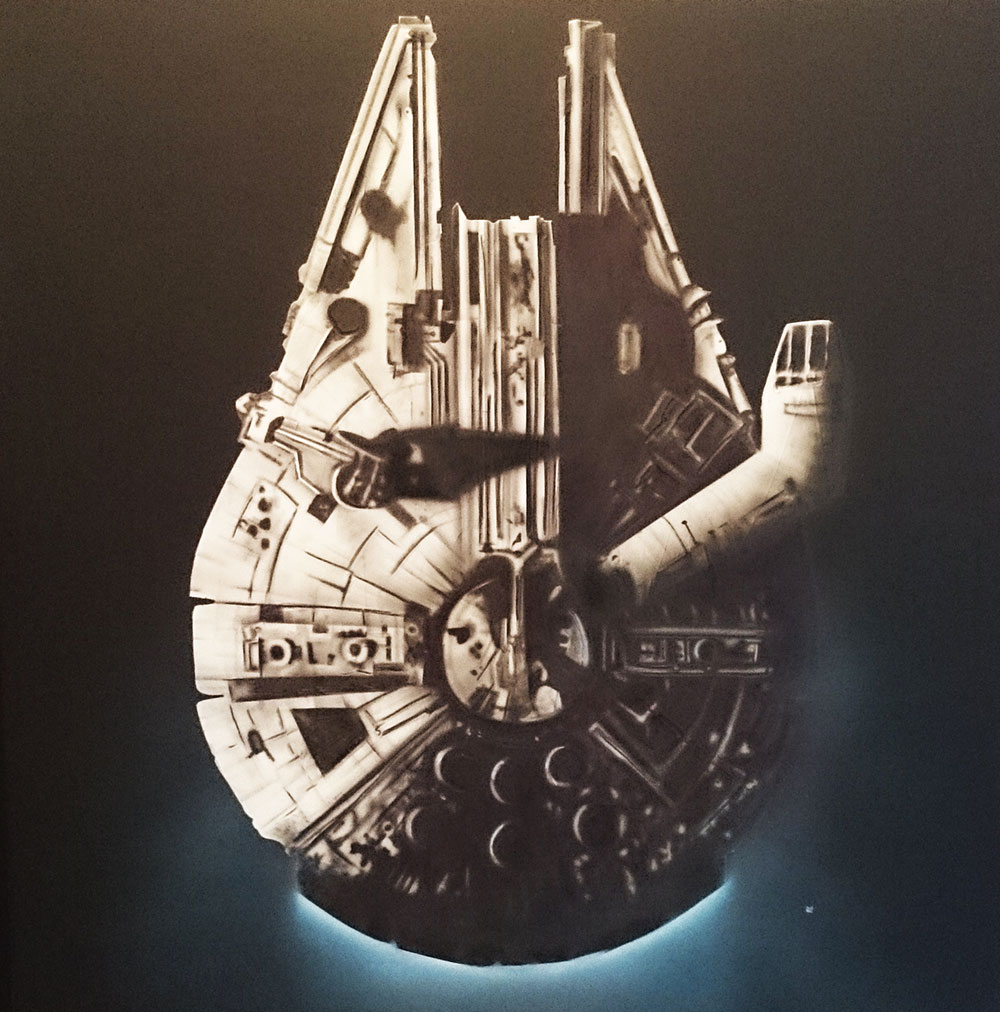 MILLENNIUM FAUCON – STAR WARS – AIRBRUSH